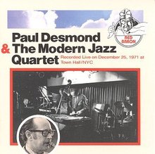 Paul Desmond Modern Jazz Quartet